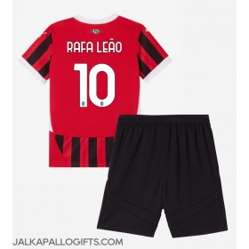 AC Milan Rafael Leao #10 Koti Peliasu Lasten 2024-25 Lyhythihainen (+ Lyhyet housut)